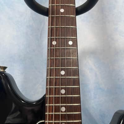 1995 Fender Japan MG-69 Mustang Black, MIJ image 5