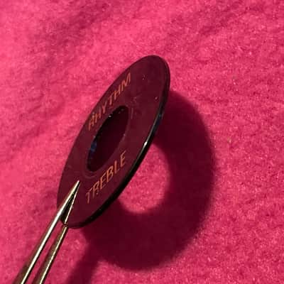 vintage Gibson 1970's 1978 1980 switch ring poker chip for Les Paul Custom paf switchcraft  usa 1979 1977 1976 image 7
