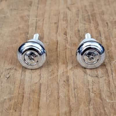 Brian May BMG Red Special Strap Buttons - Chrome image 2
