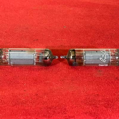 Unknown/Curtis Mathes Vintage Mismatch Pair 6BQ5/EL84 Amplifier Vacuum Tubes 1970s - Clear Glass image 3