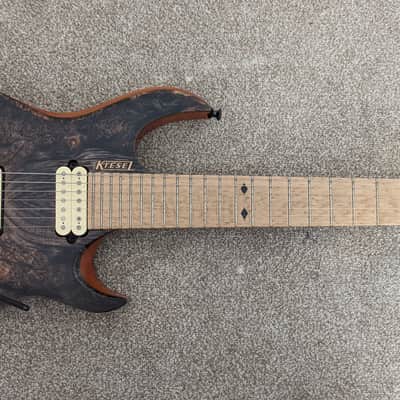 Custom USA 7 string Headless Kiesel Vader with Hipshot/Kiesel Tremolo System (2017) image 1