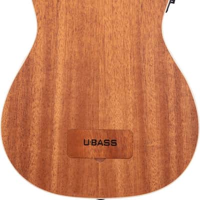 Kala Journeyman 4-String Acoustic-Electric U-BASS, Mahogany Top image 4