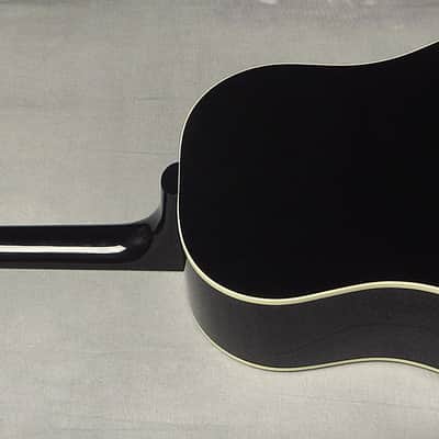 Gibson Dealer Select J-45 - Ebony Gloss, Ebony FB, Bridge and Pins image 7