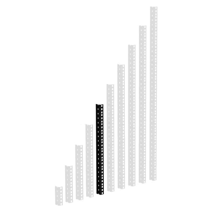 Adam Hall Rack Rail 10 Black image 1