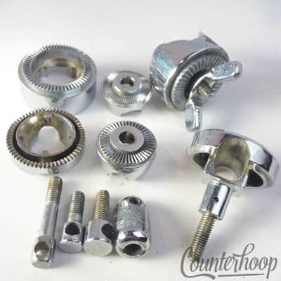 Pearl+Misc Cymbal Stand Ratchet Parts Tube Connectors Tensioner Screws Lot image 3