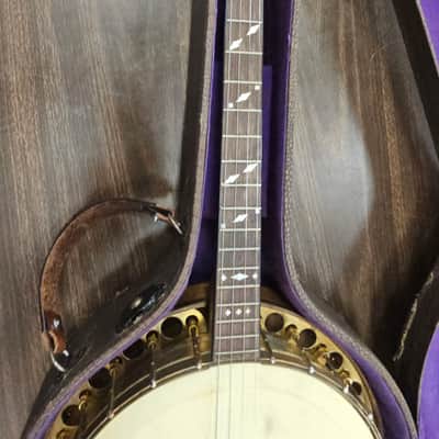 William L Lang Paramount 4 string Banjo image 5