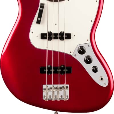 Fender Vintera III Early '70s Jazz Bass Rosewood Candy Apple Red w/bag image 2