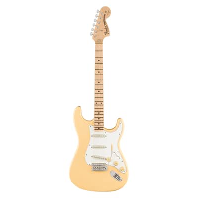 Used Fender Yngwie Malmsteen Stratocaster - Vintage White w/ Maple FB image 2