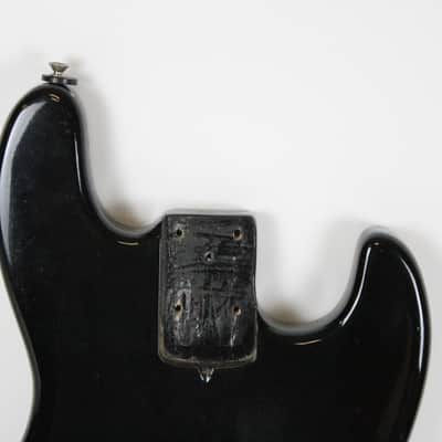 1974 Vintage Fender Jazz Bass BODY Black Re-fin American JazzBass Precision Lightweight 4.2 LBS 1970's image 9
