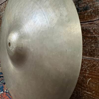 14" Zanchi F&F Vibra 1950s Hi-Hat Single / Crash Cymbal 688g Made in Italy *Video Demo* image 5