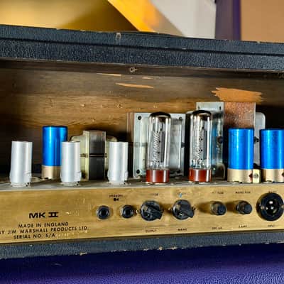 Marshall JMP 50 Modified - 1987 50-Watt Guitar Amp Head 1974 - MV Mod image 7