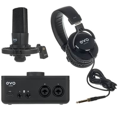 AUDIENT EVO4 START RECORDING BUNDLE INTERFACCIA AUDIO MICROFONO SR1 CUFFIE SR2000 image 1