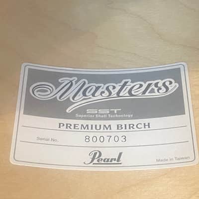 Pearl Masters BMP Premium birch tom 10x8" - Arctic white image 8