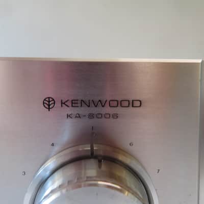 Kenwood KA-8006 mid 1970's - silver faceplate image 3