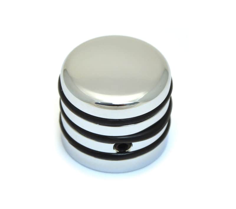 80600C (1) Polished Chrome Hipshot O-Ring Guitar & Bass Knob For 6mm Split Shaft image 1