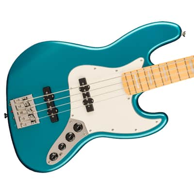 Squier Classic Vibe Active '70s Jazz Bass V 5-String Bass - Ocean Turquoise image 2