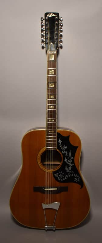 c.1970's Aria 12-String Acoustic Guitar Natural image 1