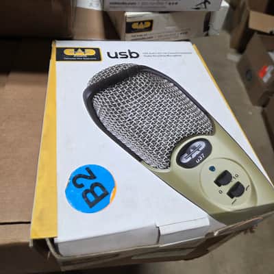 CAD U37 USB Large-Diaphragm Cardioid Condenser Recording Microphone B-Stock image 1
