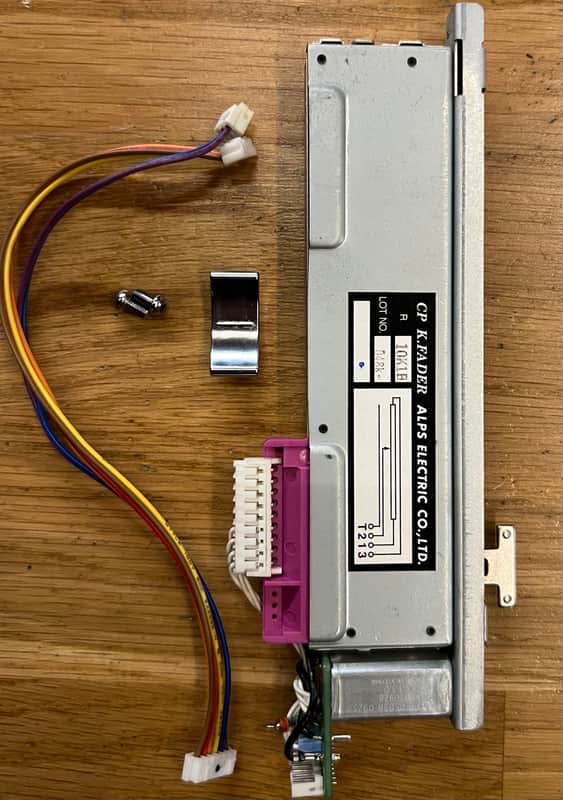 ALPS FADER 100mm 10K1B (OEM, Tested) - SONY DMX-R100 PARTS image 1