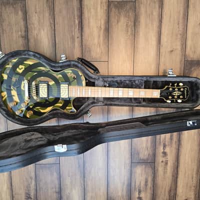 Epiphone Zakk Wylde Les Paul Custom 2011 - Camouflage Bullseye image 14