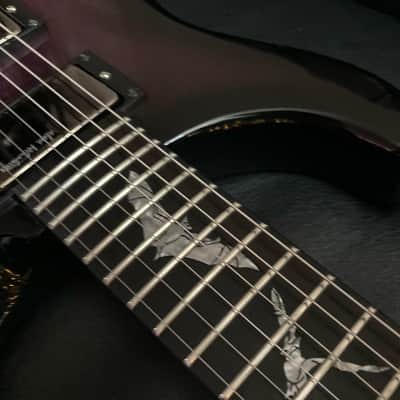 PRS SE Paul Allender Seymour Duncan Dave Mustaine Pickups Ebony Fretboard 2012 Purple Guitar image 5