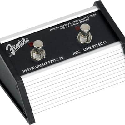 FENDER - 2-Button Footswitch: Acoustasonic Jr. DSP 1/4 Connector - 0062206000 image 1