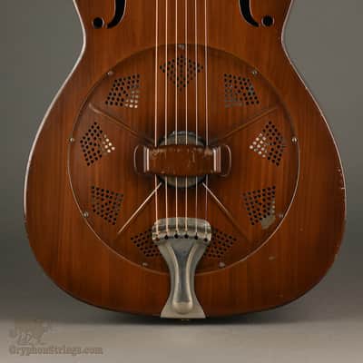 1937 National Duolian Squareneck Resonator Guitar image 4
