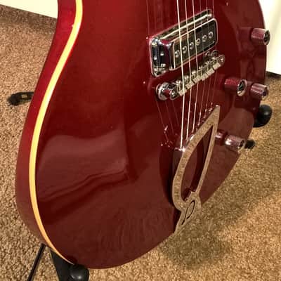 Guild DeArmond M-68 -- 2001; Red Sparkle Finish; Brand New Vintage-Style PUs & Chrome Dome Knobs image 4