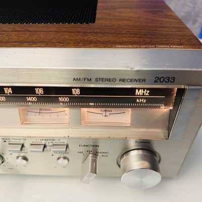 Vintage Sanyo 2033 AM/FM Stereo Receiver - Serviced + Cleaned image 8