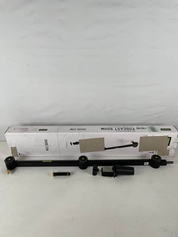 Shure by Gator SH-BROADCAST1 Shure Deluxe Articulating Desktop Microphone Boom Stand image 1