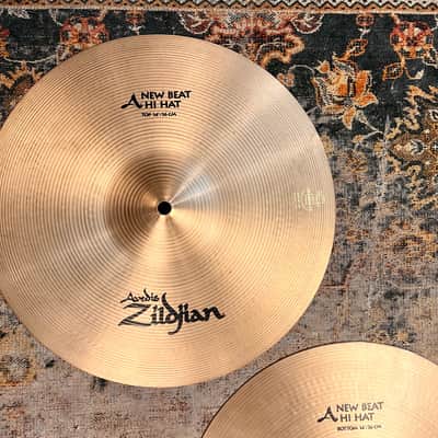 PETER ERSKINE’s HIHATS! Zildjian New Beat 14” Hihats 1073 1331 g Belonged to and Signed By Erskine! Sound Awesome image 3
