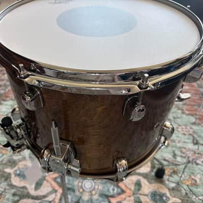 Tama SNOM Snare/Tom LBH1410L-TPM 10x14" S.L.P. Series Duo Birch DuoSnare Floor Tom/Snare Drum 2018 - Present Transparent Mocha image 3