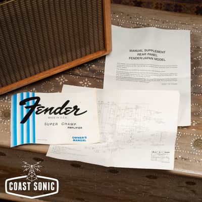 RARE 1984 Fender Super Champ Pro Paul Rivera Solid Oak Cabinet image 13