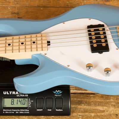 Sterling RAY5LH SUB Series StingRay 5 Bass - Chopper Blue - Left-Handed image 9