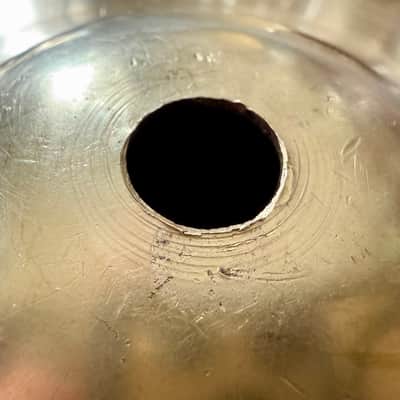 Antique/Vintage - 12" Hi-Hat Cymbal with Jingles - (1930's - 1950's) - Brass - No Brand Stamp image 3