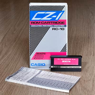 Casio CZ-1 Voice ROM Data Cartridge // RC-10 Orchestra // Rare find