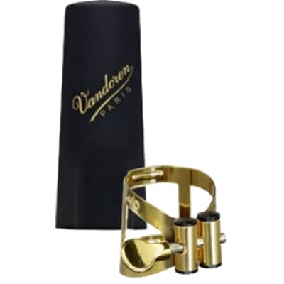 Vandoren M/O Finition Vieil Or LC57AP - ligature avec couvre-bec pour saxophone alto image 2