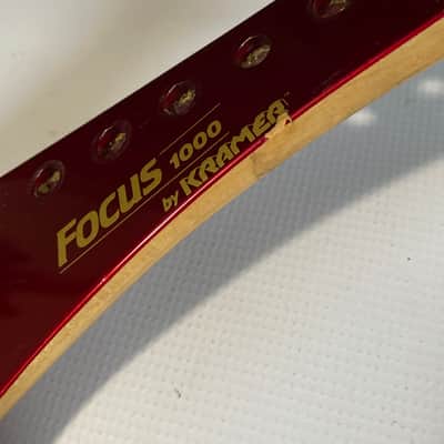 1985 Japan Kramer Focus 1000 Hockey Stick Non Tilt Guitar Neck 22 Frets Floyd Ready image 5