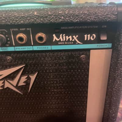 Peavey Minx 110 30 Watt Bass Guitar Combo Bass Amplification System Vintage USA image 4