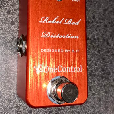 One Control Rebel Red Distortion Guitar effects pedal image 2
