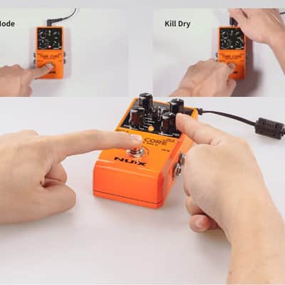 NuX Time Core Deluxe MKII delay pedal with 7 different types & phrase looper image 8