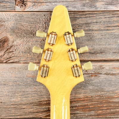 Banker Custom 58 Spec V Korina Natural Lightly Aged w/Bigsby & OX4 PAF Pickups (Serial #0124) image 7