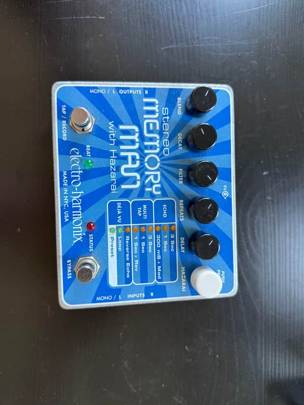 Electro-Harmonix Stereo Memory Man With Hazarai Digital Delay / Looper