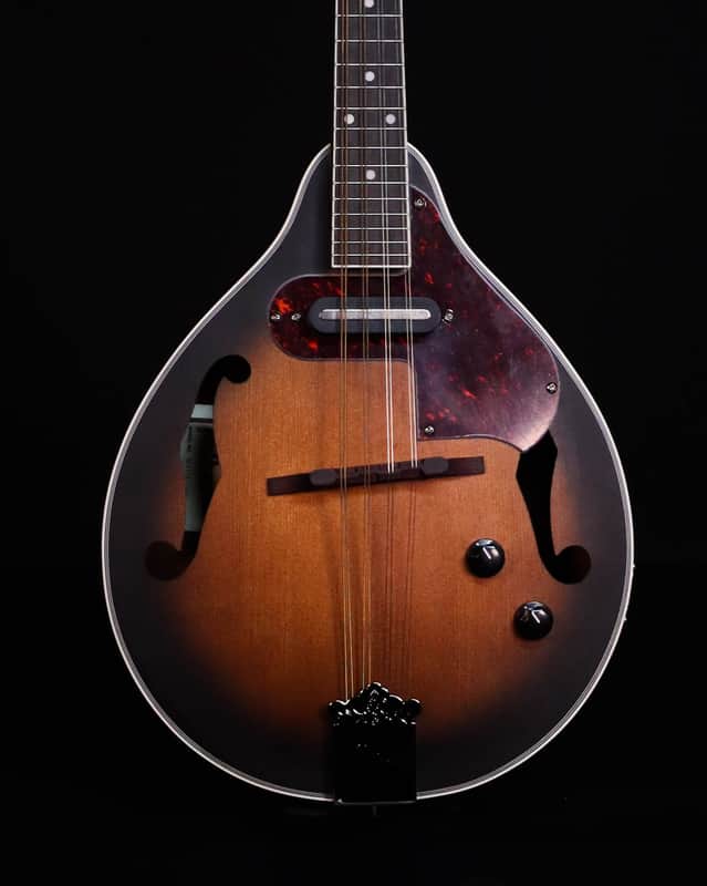 Ibanez M510E A-Style Mandolin, Open Pore Vintage Sunburst image 1
