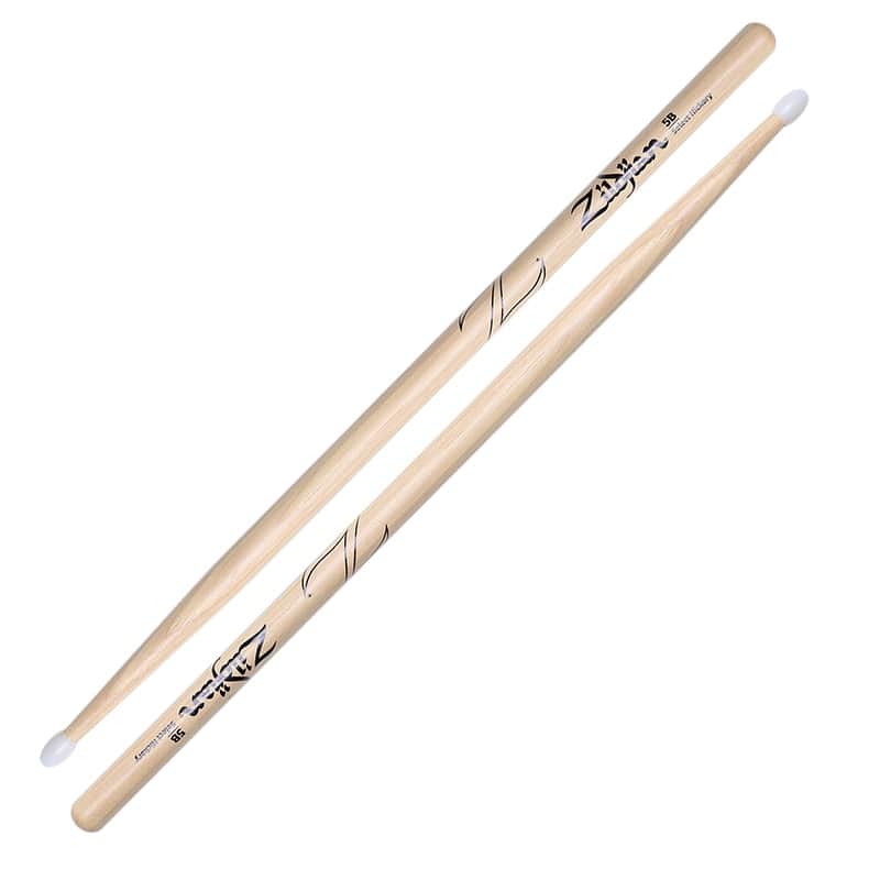 Zildjian Z5BN Hickory Series 5B Nylon Tip Drum Sticks image 1