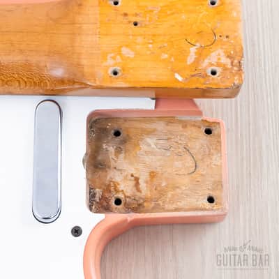 1960 Fender Telecaster Pre-CBS Vintage Guitar Slab Board Tahitian Coral w/ Case image 16