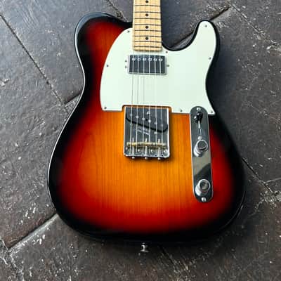 Fender American Performer Telecaster Hum with Maple Fretboard 2022 - Present - 3-Tone Sunburst image 1