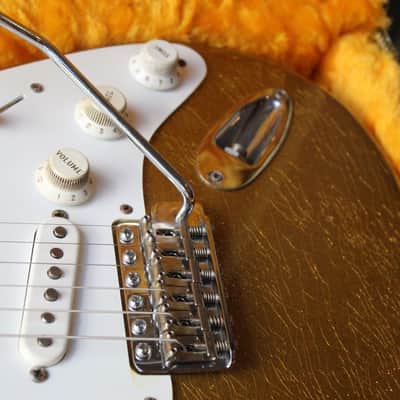 GVT "Double Cut Custom Special 1956 Gold Glitter Sparkle (Nitro Finish, Maple Neck)" HARDCASE,3, 41 KG image 7