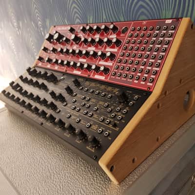 Oak Veneered Dual Stand for Behringer Model D, Pro One, K2 and Neutron image 5