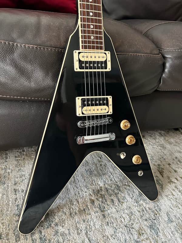 Gibson Flying V Traditional Pro Ebony 2012 - Ebony image 1